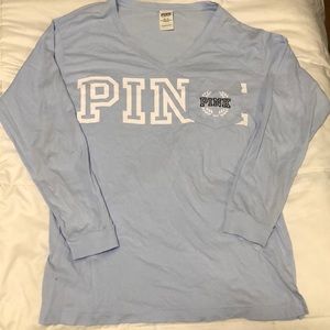 VS Pink long sleeve v neck